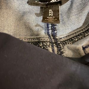 Maternity skinny jeans size petite large